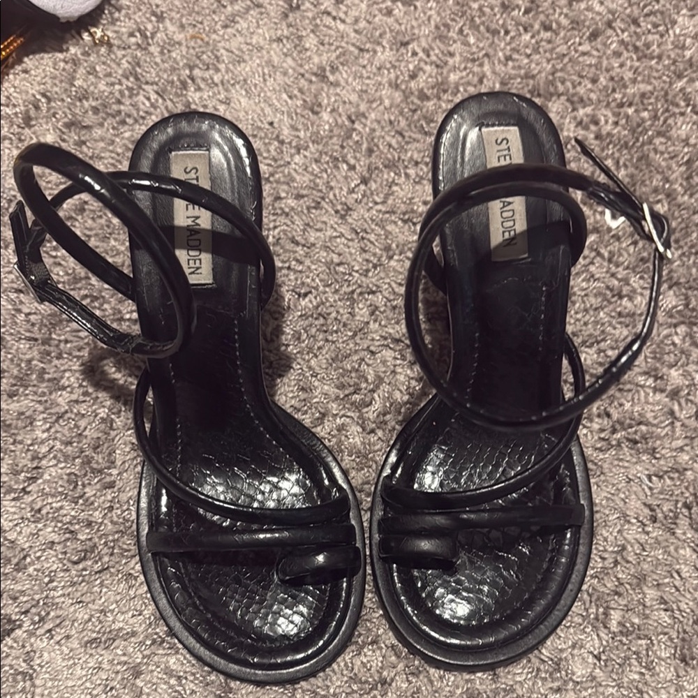 Steve Madden Black Women's Sandals